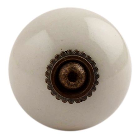 Cream Antique Fitting Ceramic Cabinet Knob